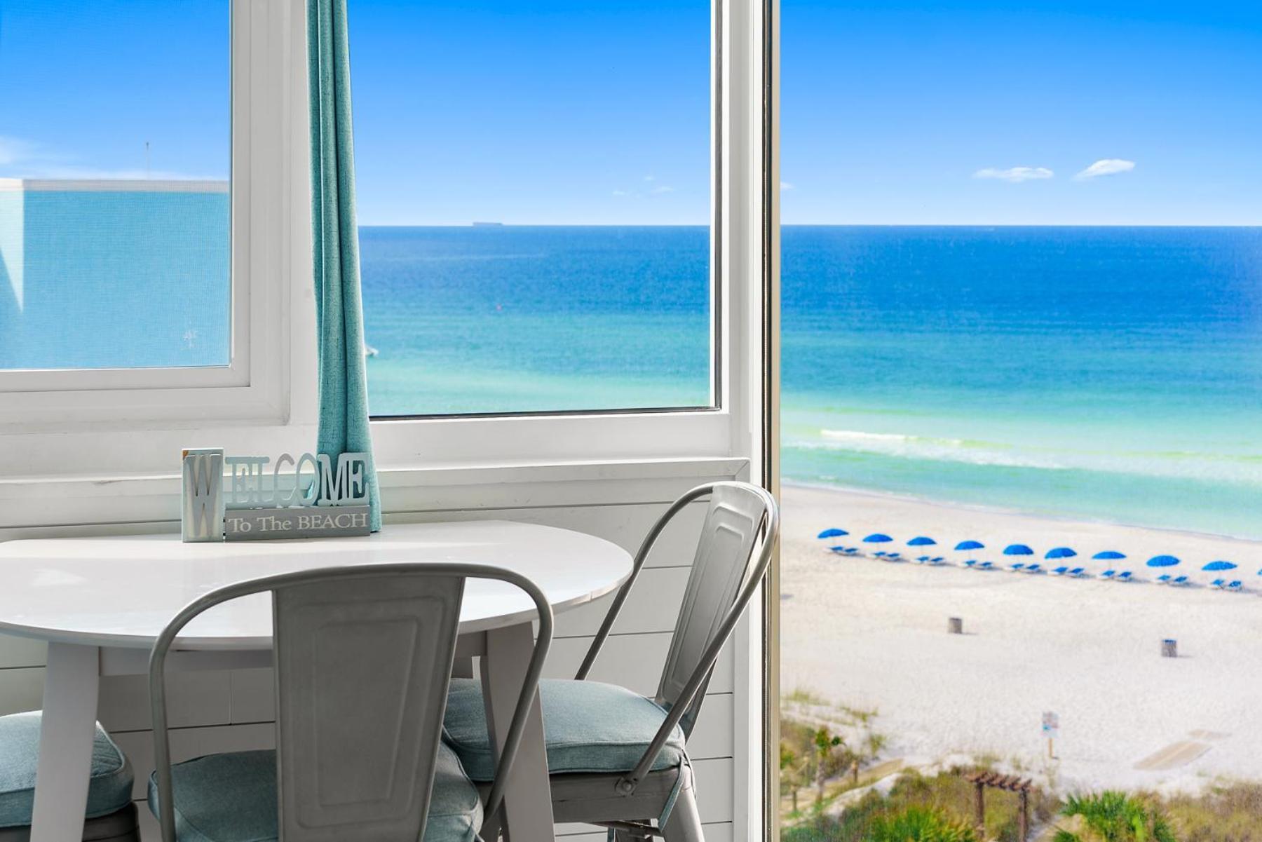 Sea The Gulf - Top Of The Gulf 809 - Beach Front Resort - Ocean View Free Beach Chair Service Panama City Beach Eksteriør billede